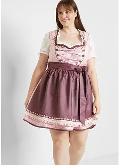 Dirndl met schort, knielang (2-dlg. set), bpc bonprix collection