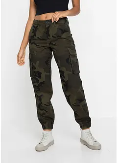 Cargo broek met camouflageprint, bonprix