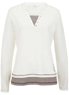 Katoenen longsleeve in layerlook, bonprix
