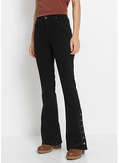 Flared broek met knoopsluiting opzij, RAINBOW