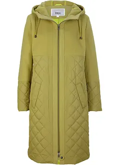 Lange jas van een materiaalmix, bonprix