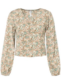 Satijnen blouse met gerecycled polyester, RAINBOW
