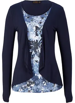 2-in-1 shirt met print, bonprix