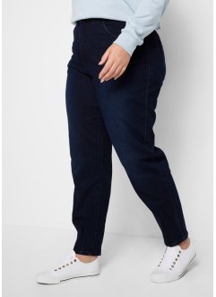High waist jeans met wijde pijpen, comfortband, bpc bonprix collection