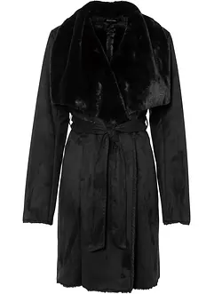 Lange imitatie lammy coat, bonprix