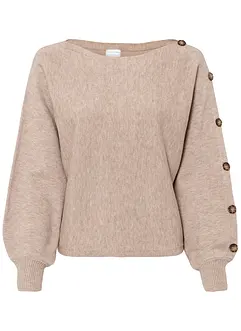 Trui met knopen, bonprix