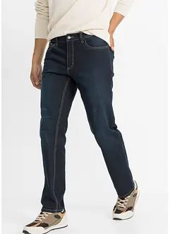 Loose fit stretch jeans, straight, bonprix