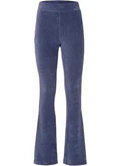 Wijd uitlopende legging van corduroy, bonprix