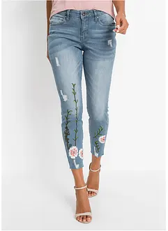 Jeans met borduursel, bonprix