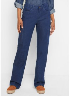 Cargo stretch jeans, wide, John Baner JEANSWEAR