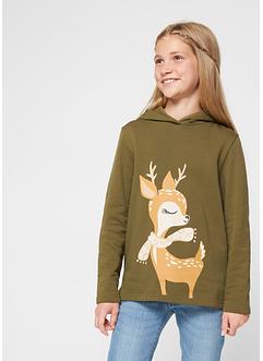 Meisjes hoodie van biologisch katoen, bpc bonprix collection