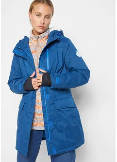 Outdoor parka met teddy fleece en capuchon, waterdicht, bonprix