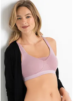 T-shirt bh zonder beugels (set van 2) met biologisch katoen, bonprix