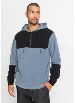 Fleece hoodie, loose fit, RAINBOW