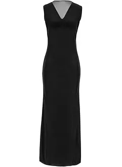 Maxi jurk met strass langs rugdecolleté, bonprix