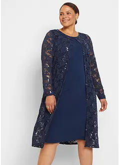 Jurk met kant (2-dlg. set), bonprix