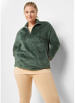 Zachte fleece trui, lange mouw, bpc bonprix collection