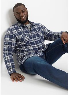 Flanellen overhemd met lange mouwen, John Baner JEANSWEAR