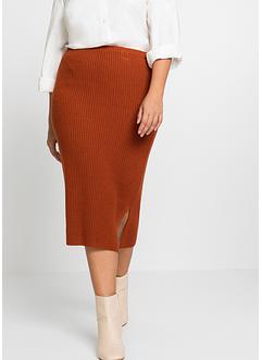 Gebreide midi rok, BODYFLIRT