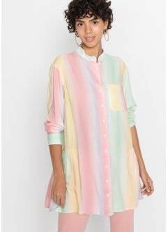 Lange blouse met ombré effect van viscose, RAINBOW