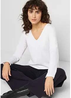 Longsleeve met biologisch katoen, bonprix