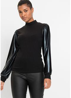Longsleeve met gecoate mouwen, RAINBOW