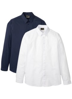 Business overhemd, slim fit (set van 2), bpc selection