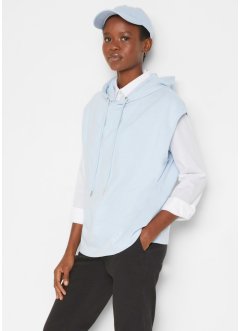 Mouwloze hoodie met gerecycled polyester, oversized, bpc bonprix collection