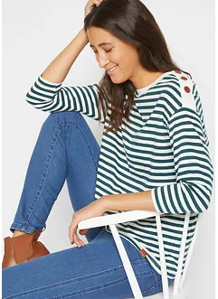 Oversized longsleeve met knopen, bonprix