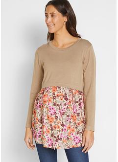 2-in-1 zwangerschaptrui met blouse-inzet, bpc bonprix collection