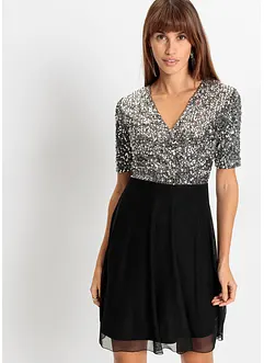 Minijurk met pailletten, bonprix