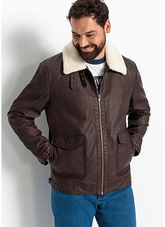 Imitatieleren bomber, John Baner JEANSWEAR