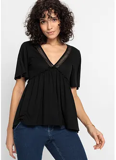 Boho shirt met kant, BODYFLIRT