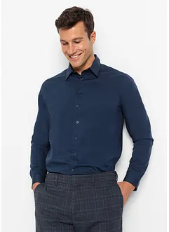 Stretch overhemd, slim fit (set van 2), bonprix