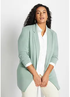 Lange jersey blazer met zakken, bonprix