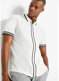 Piqué poloshirt met ritssluiting, bonprix