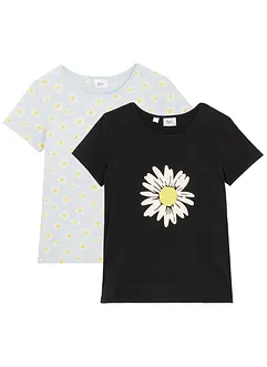 Meisjes T-shirt (set van 2), bonprix