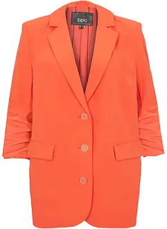 Lange blazer met plooitjes op de mouwen, bonprix