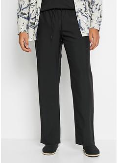 Loose fit chino instapbroek van gerecycled polyester, straight, RAINBOW