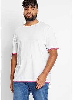 T-shirt (set van 2) van biologisch katoen, loose fit, RAINBOW