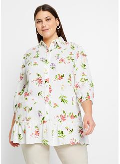 Gedessineerde, lange blouse, BODYFLIRT