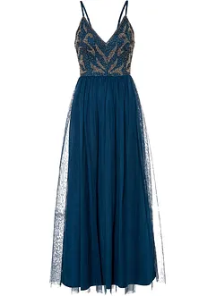 Jurk met kraaltjes, bonprix