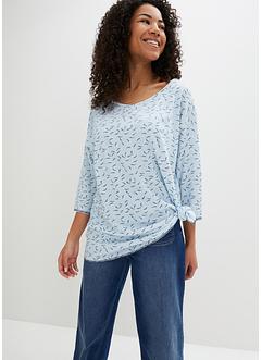 Shirt met knoop, asymmetrisch, bpc bonprix collection