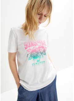 Katoenen shirt met print, korte mouw, bpc bonprix collection