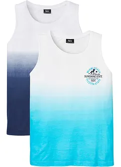 Tanktop met kleurverloop (set van 2), bonprix