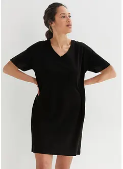 Shirtjurk met V-hals, oversized (set van 2), bonprix