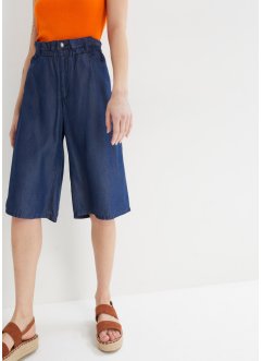 Wide leg jeans bermuda van TENCEL™ lyocell, high waist, John Baner JEANSWEAR