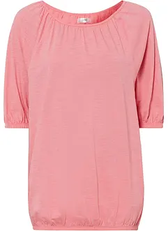 Shirt van biologisch katoen, korte mouw, bonprix