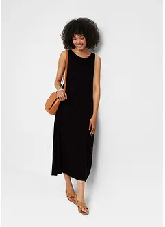 Lange jersey jurk met viscose, bonprix