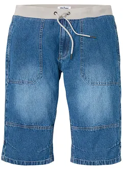 Lange jeans instapbermuda, loose fit, bonprix